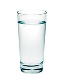 "glass of water"