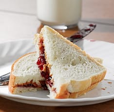 "peanut butter and jelly sandwich"